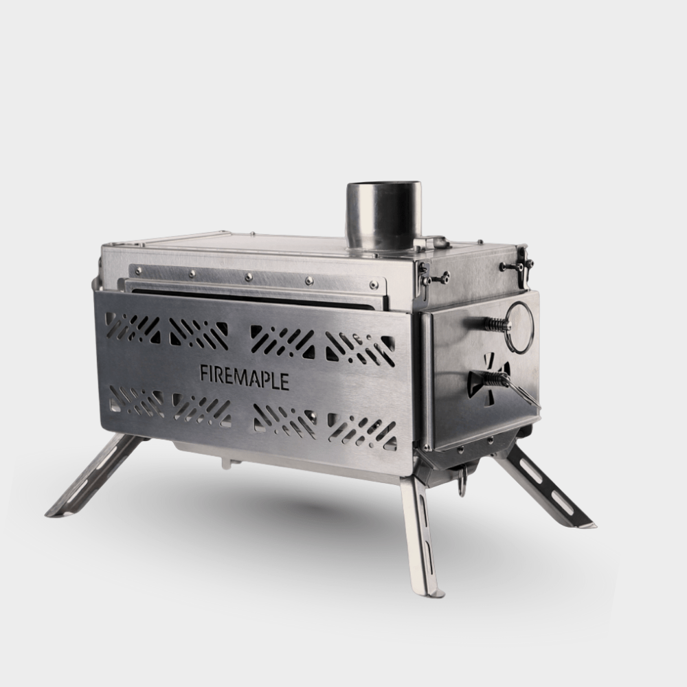 collapsible tent stove Fire Maple Antarcti Backpacking Stove, Stainless Steel, Compact, Portable, for Winter Use