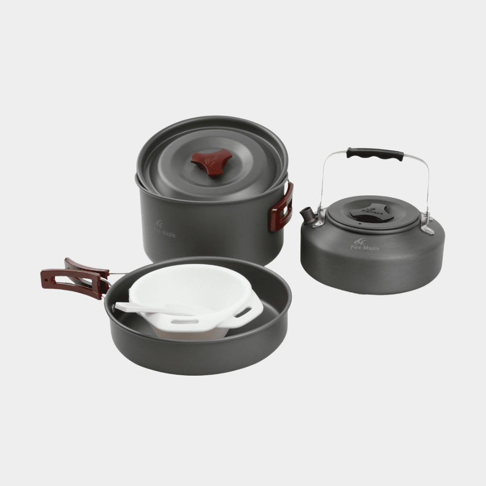 FMC-204 3-Piece Camping Cookware Set | Fire Maple FMC-204 3-Piece Camping Cookware Set | Fire Maple
