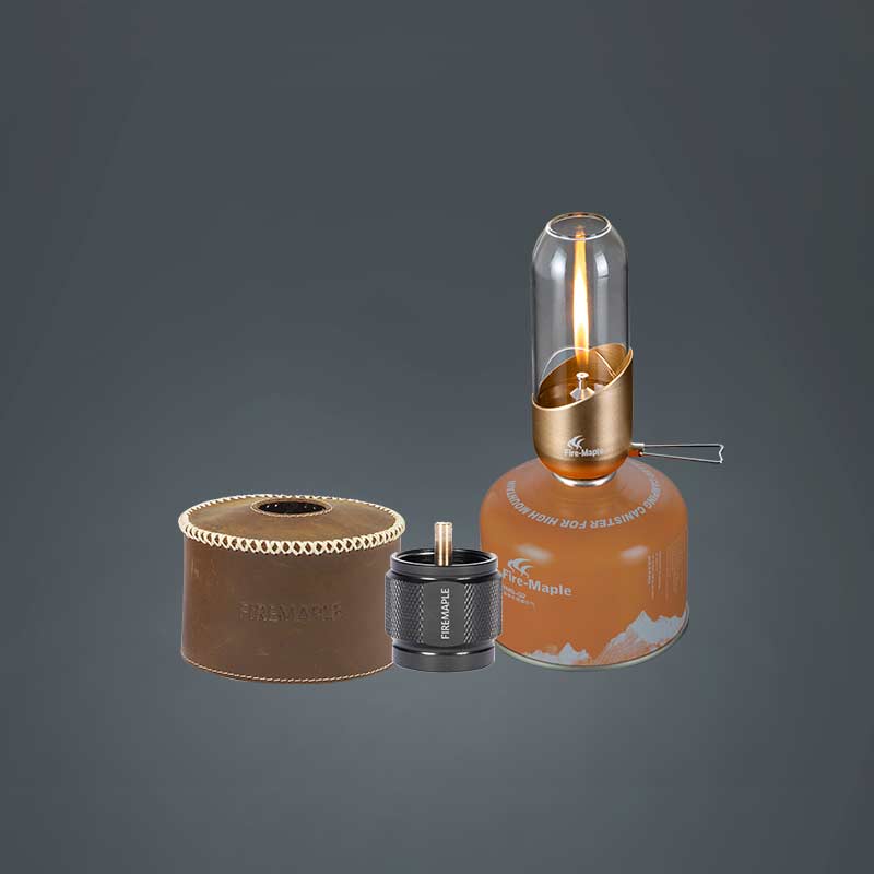 Orangefarbenes Gaslaternen- und Z1-Propanflaschen-Adapter-Set – Fire Maple