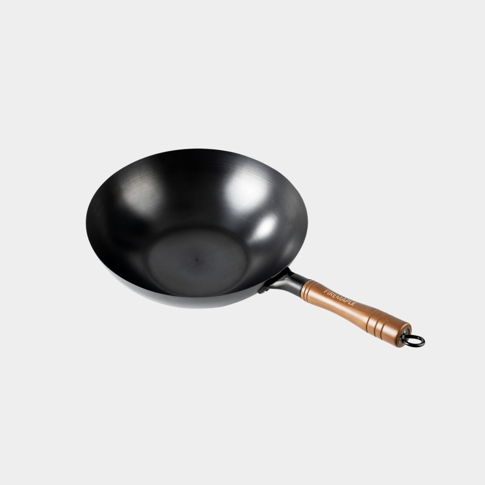 12.6" Carbon Steel Camping Wok