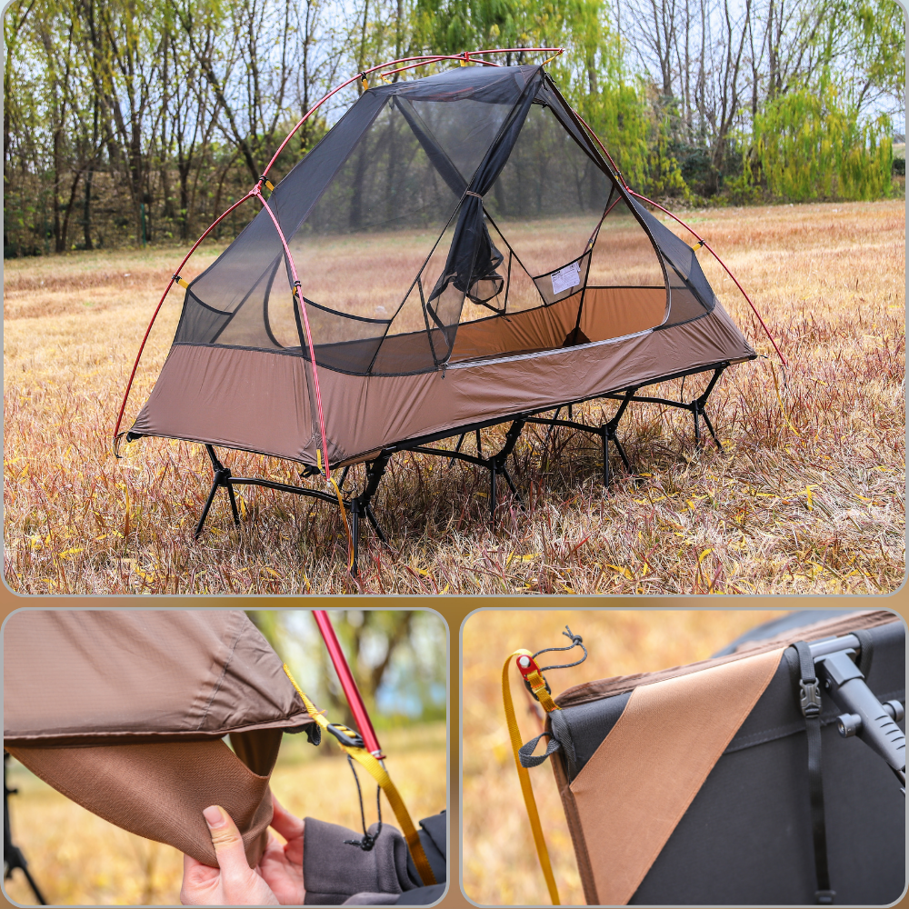 foldable camping tent Tropics 1-Person Moto & Backpacking Tent, Tent Only