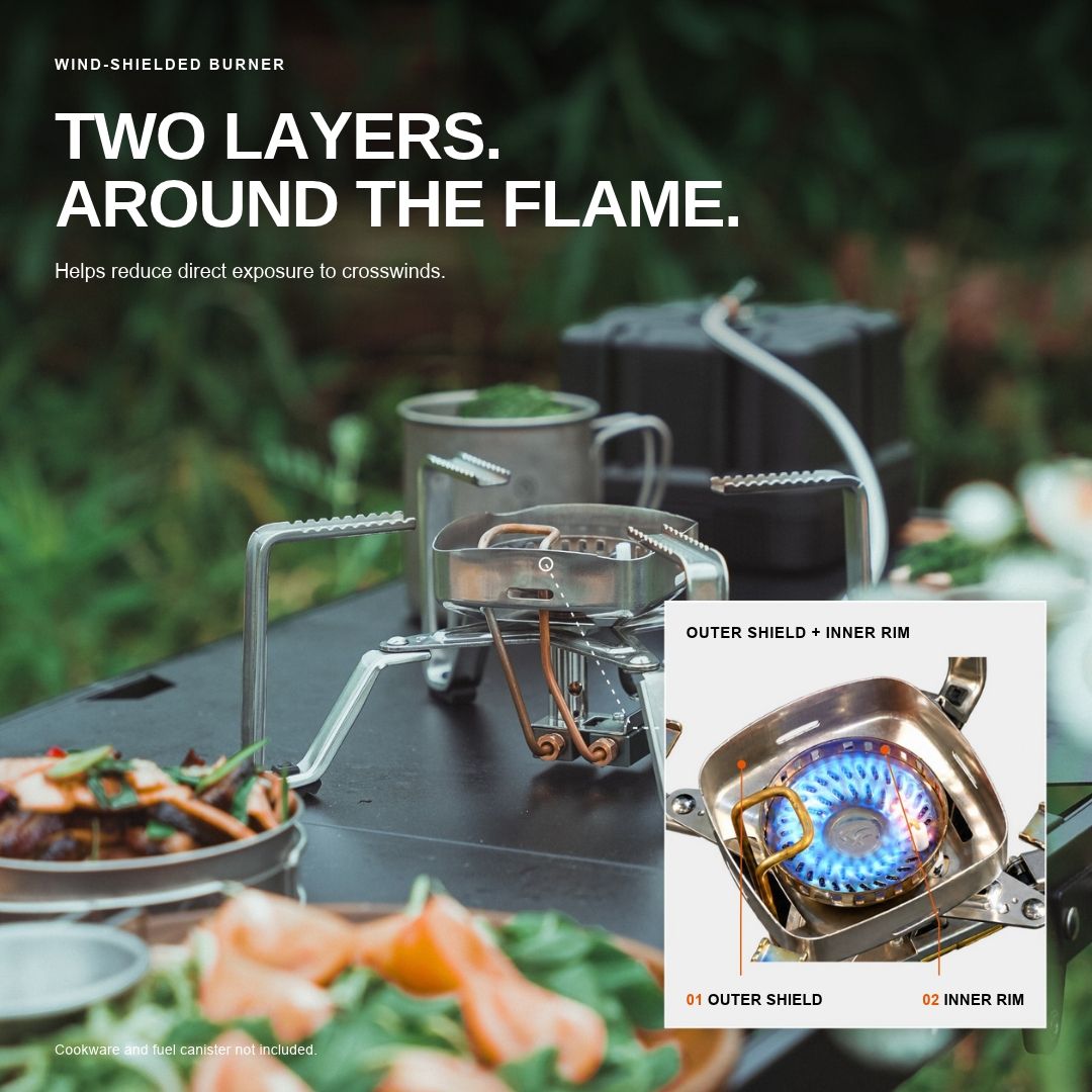 FMS-125 Quad Remote Gas Stove