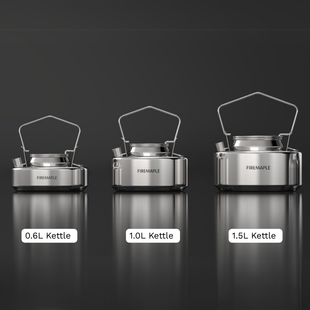 Stainless Steel Camp Fire Kettle | Camping Tea Kettle | FireMaple Stainless Steel Camp Fire Kettle | Camping Tea Kettle | FireMaple