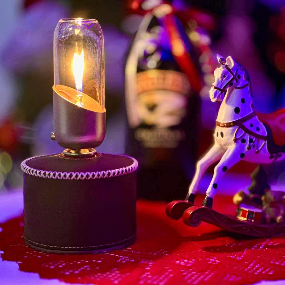 Flash Deal — Orange Gas Lantern with Leather Cover