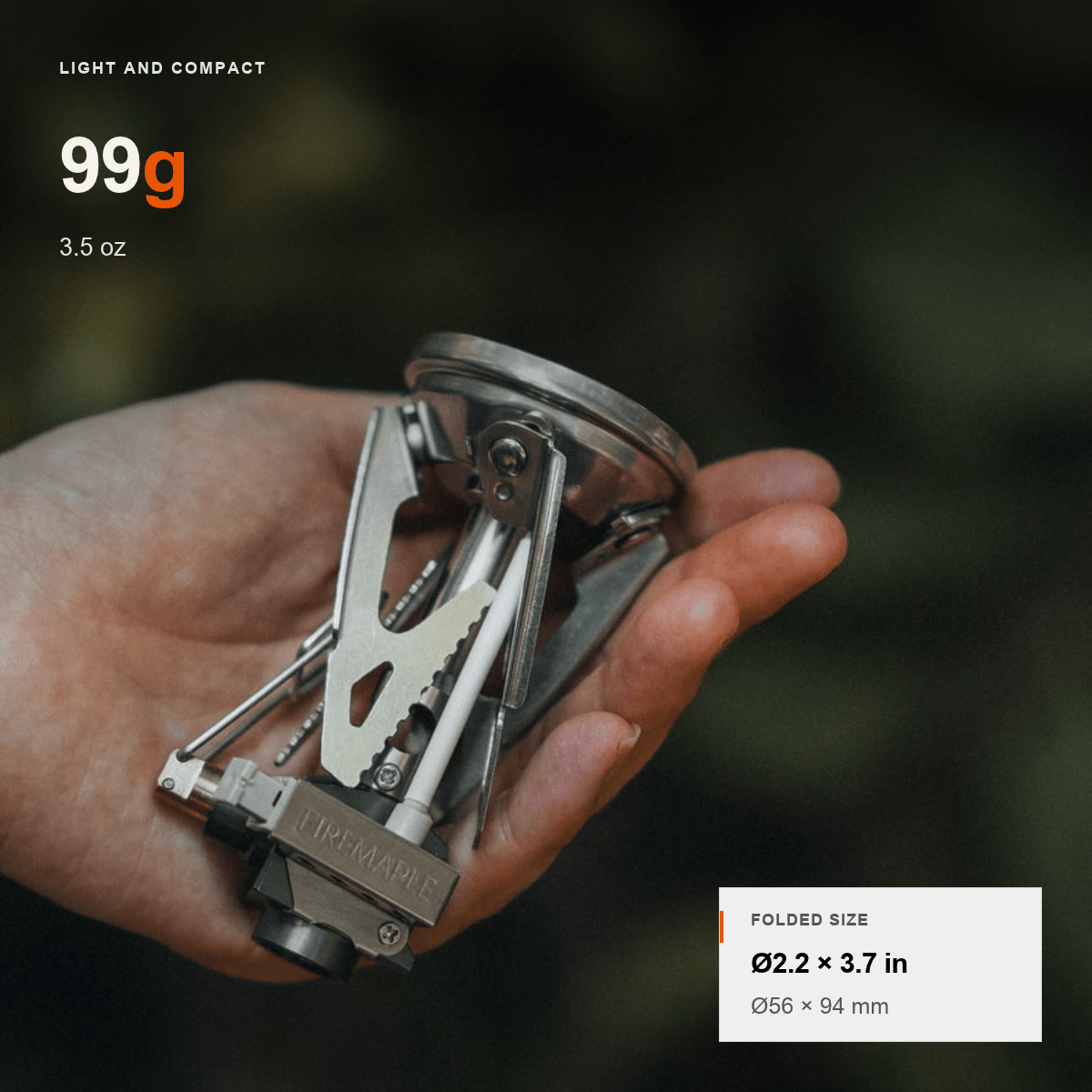 Polaris Quad Pressure-Regulated Backpacking Stove