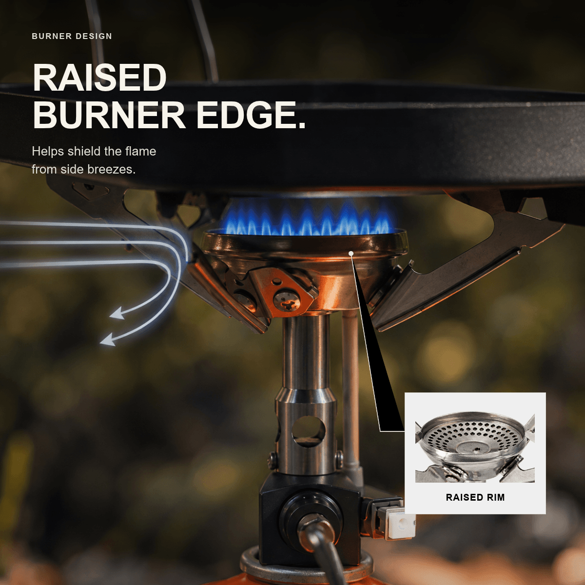 Polaris Quad Pressure-Regulated Backpacking Stove