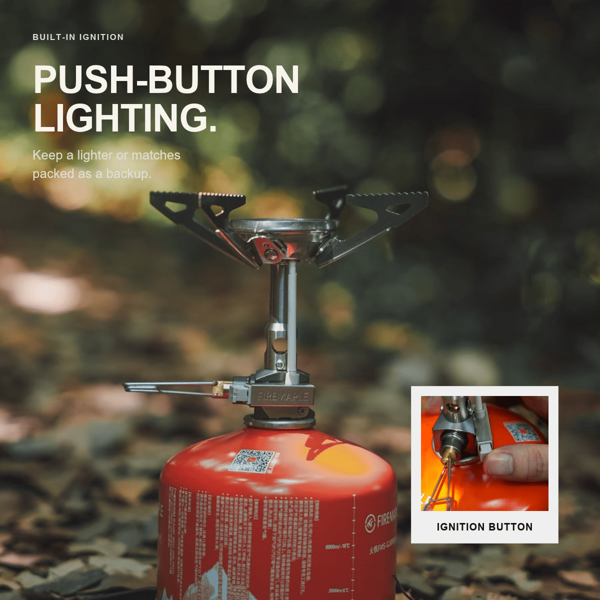 Polaris Quad Pressure-Regulated Backpacking Stove