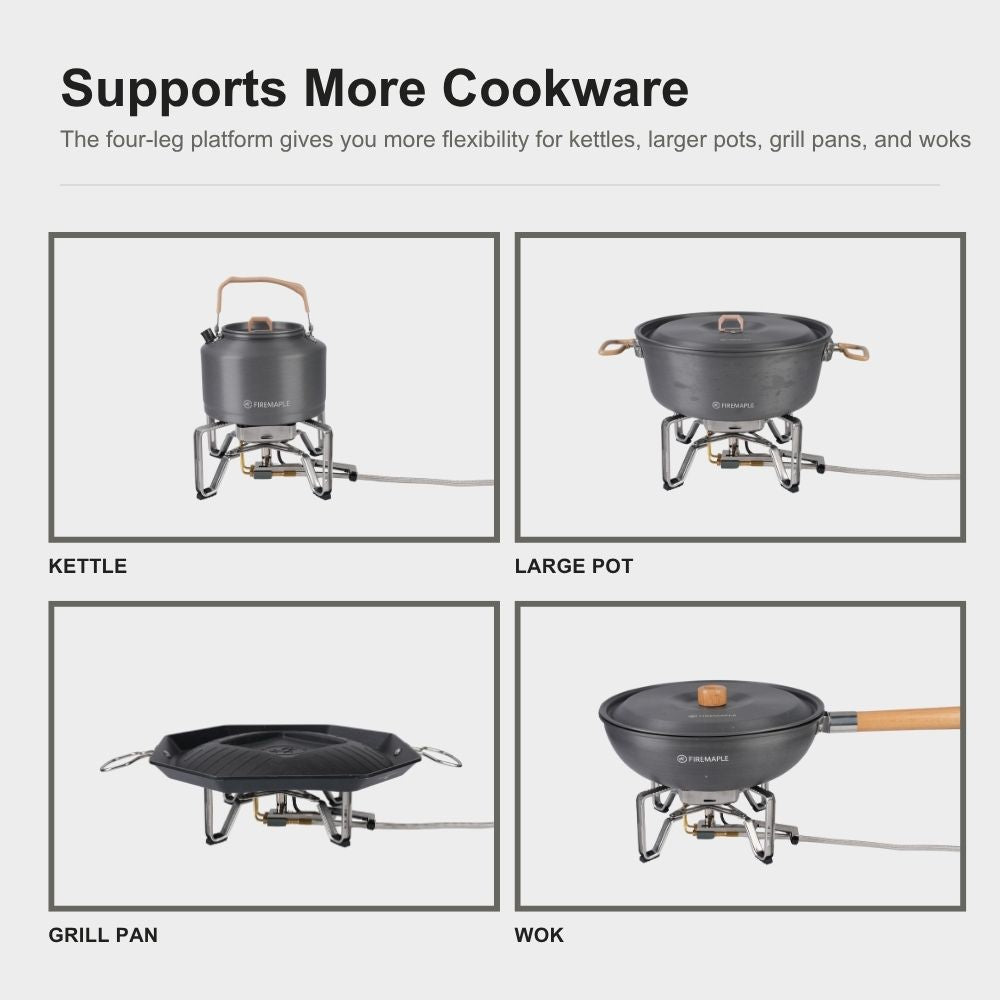 FMS-125 Quad Remote Gas Stove