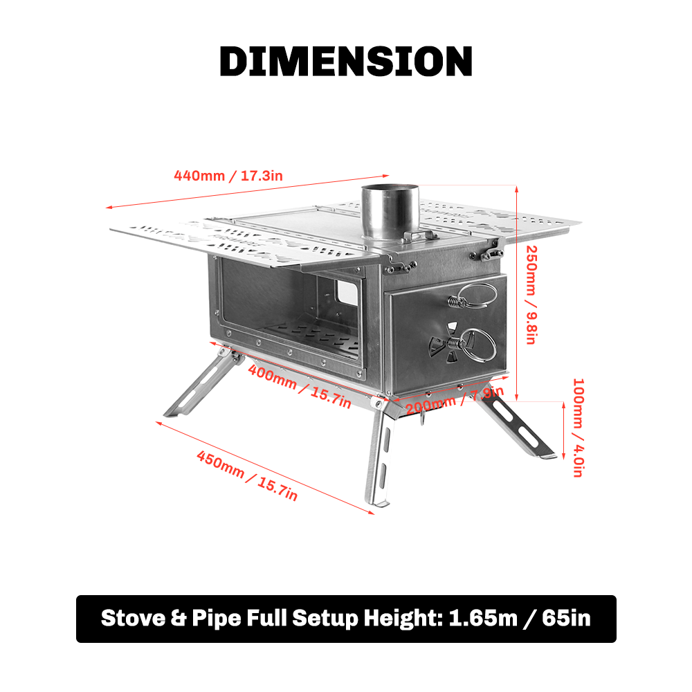Antarcti Hot Tent Stove - Fire Maple
