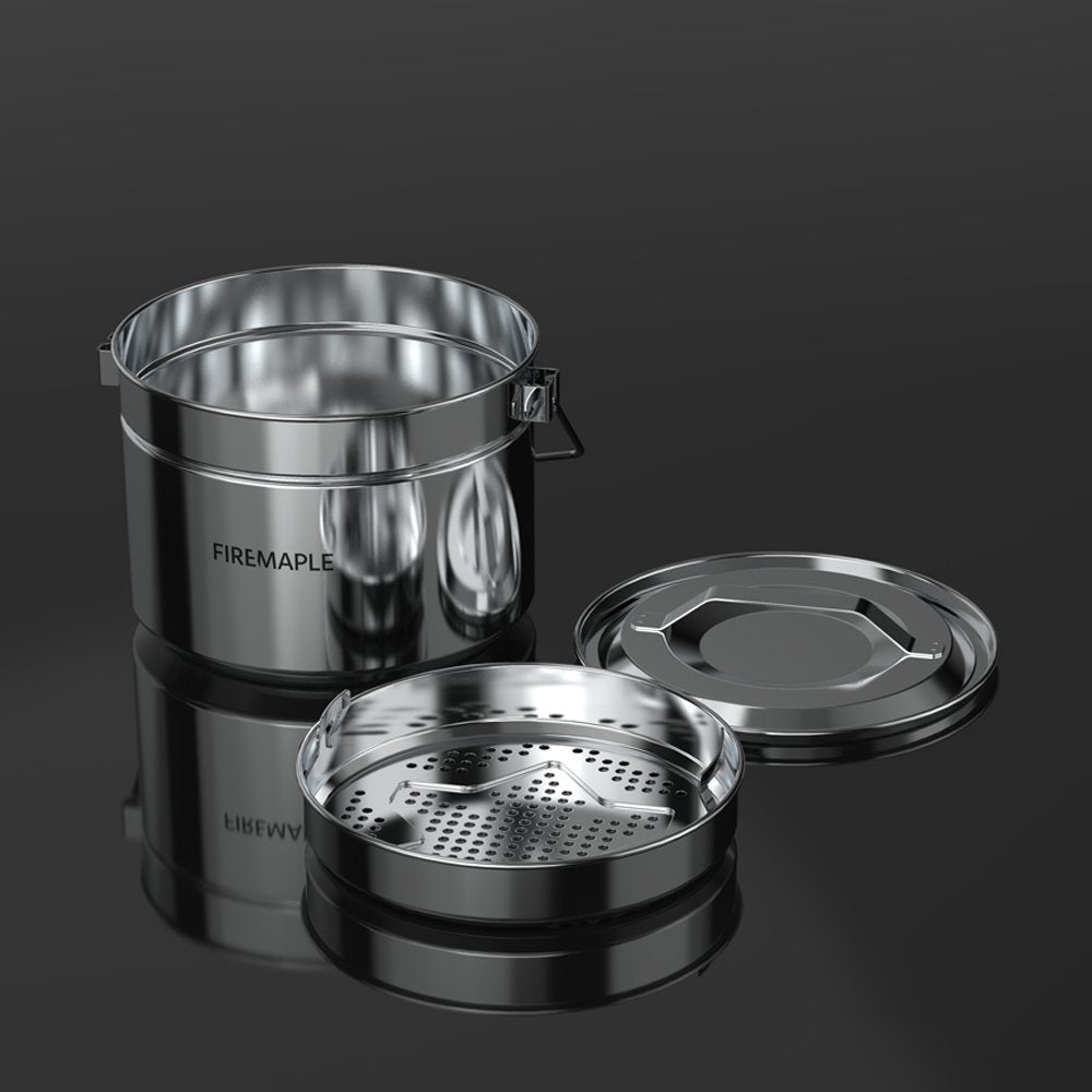 Antarcti Stainless Steel 1.8L Billy Pot – Fire Maple
