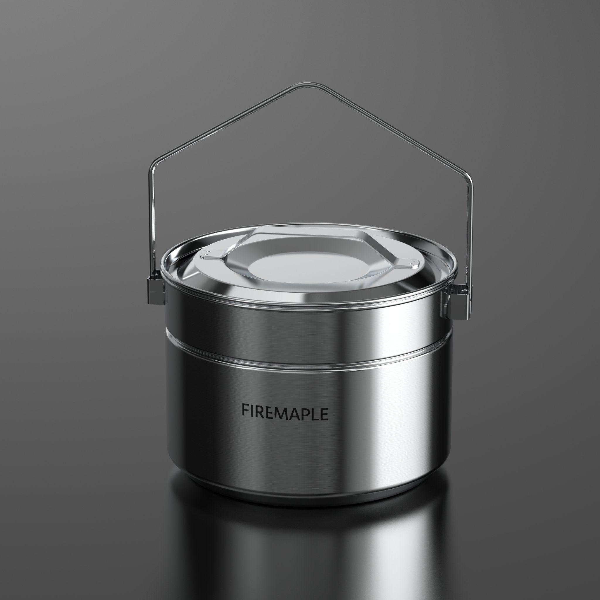 Antarcti Stainless Steel 1.8L Billy Pot – Fire Maple