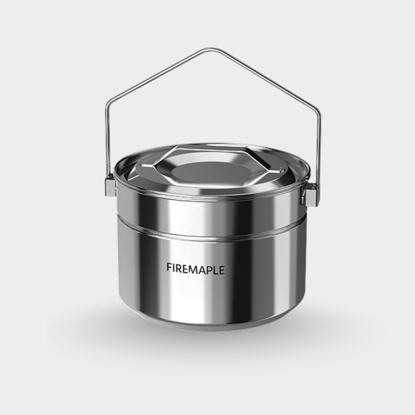 Antarcti Stainless Steel 1.8L Billy Pot - Fire Maple