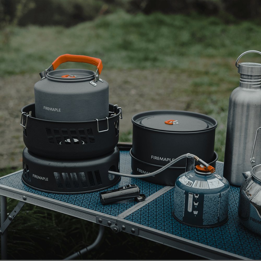 All-in-One Outdoor Cooking Kit | Gas & Alcohol Compatible