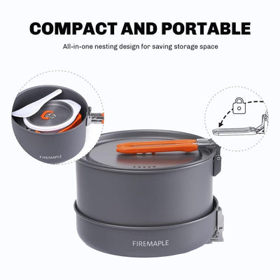 Feast 4 Aluminum Cookware - Fire Maple#color_orange