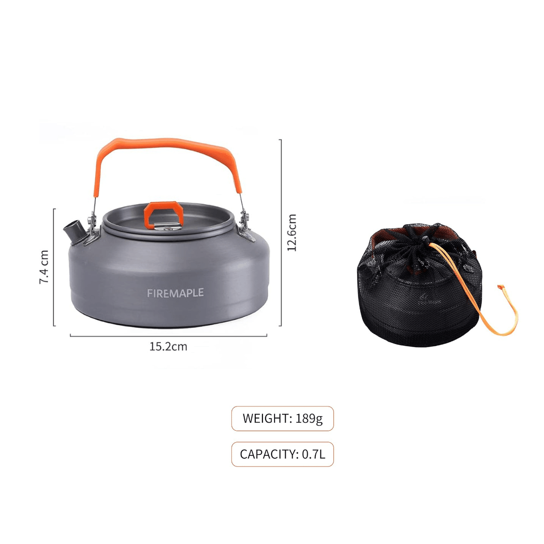 Feast T3 Aluminum Kettle | 0.8L - Fire Maple