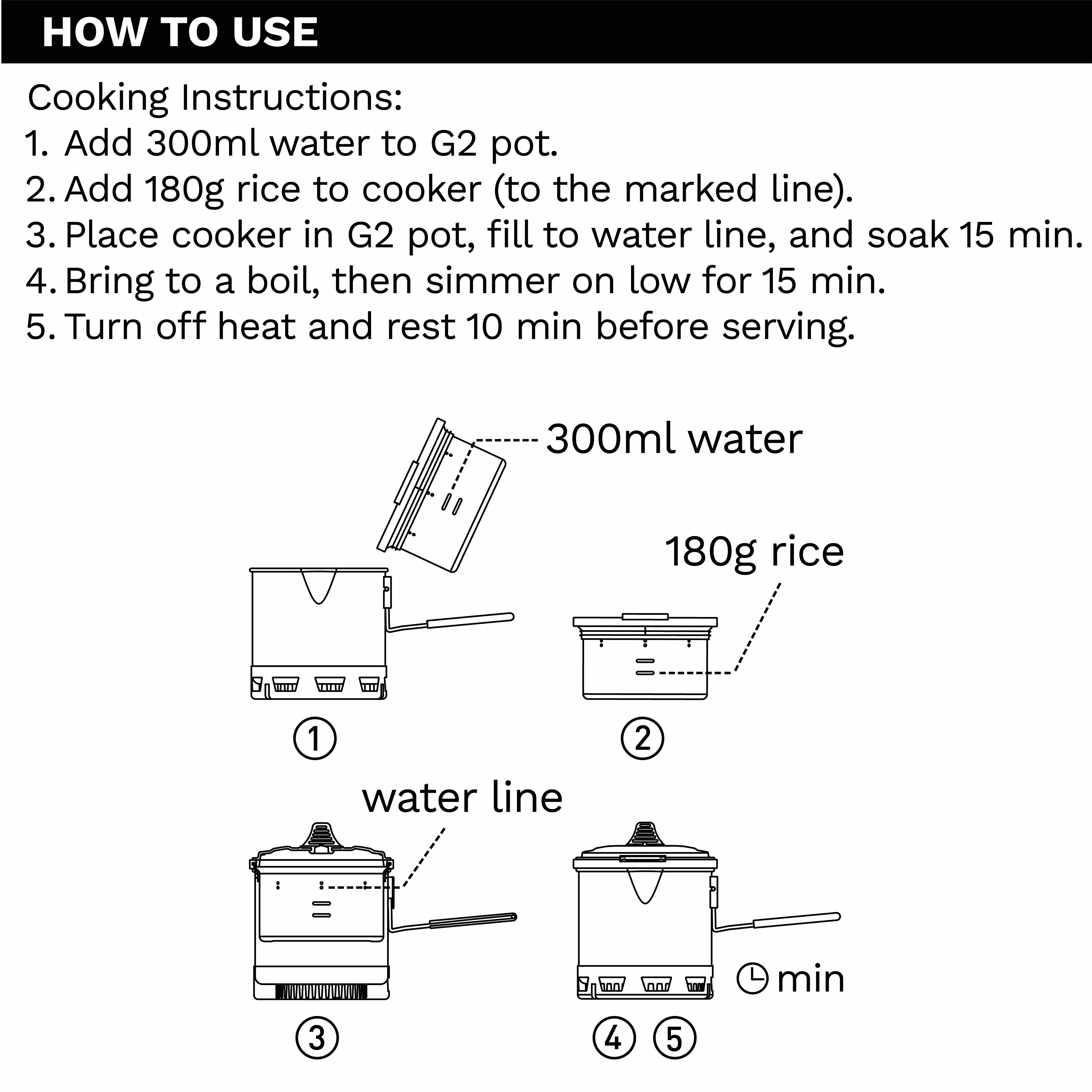 Petrel G2 400ml Rice Cooker Insert