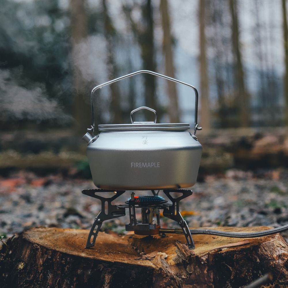 Frost Aluminium Kettle | 0.8L - Fire Maple