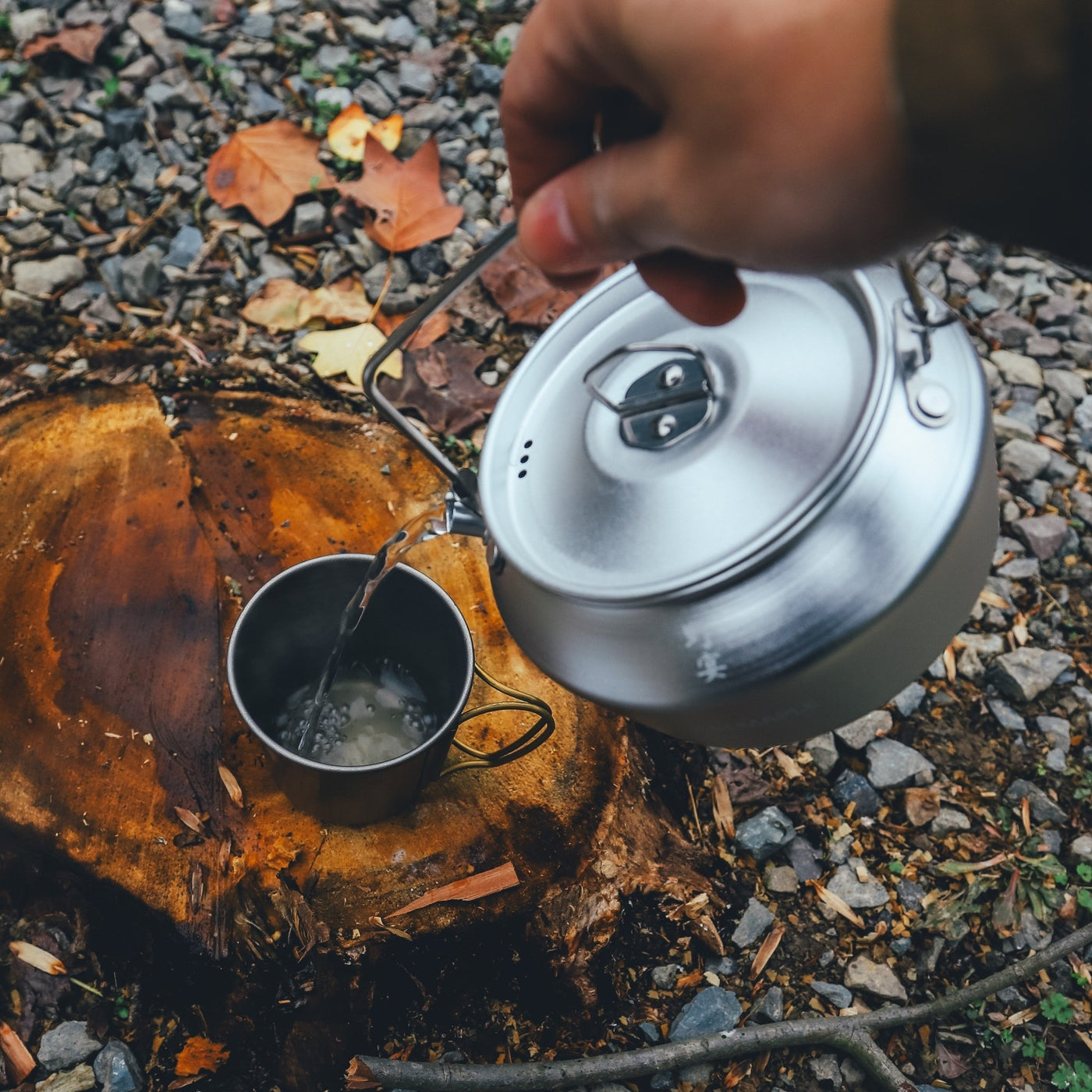 Frost Aluminium Kettle - Fire Maple