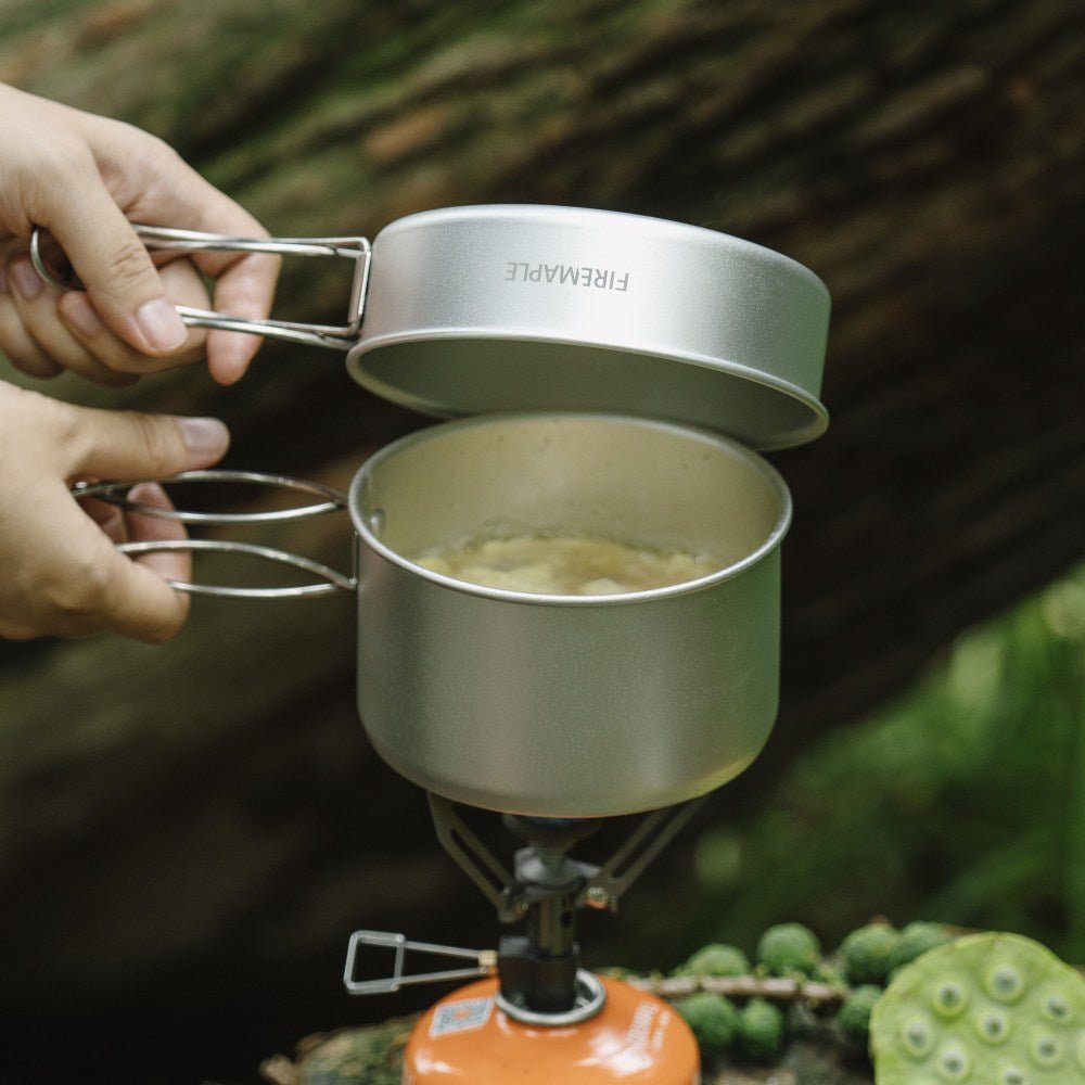 Frost MINI Aluminum Cookset | Compact Solo Camping Cookware – Fire