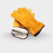 Gingko Cowhide leather Work Gloves - Fire Maple