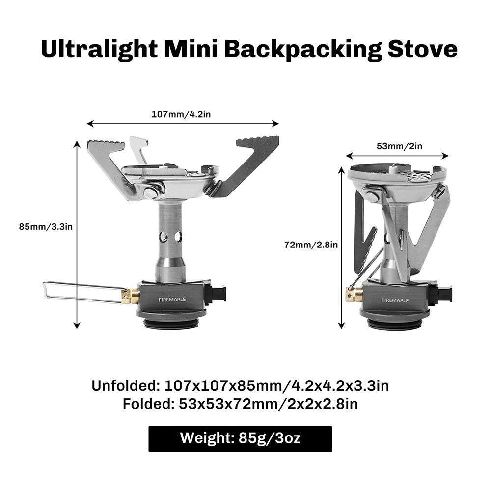 backpackers mini butane stove GreenPeak Gas Stove with Electric Ignition