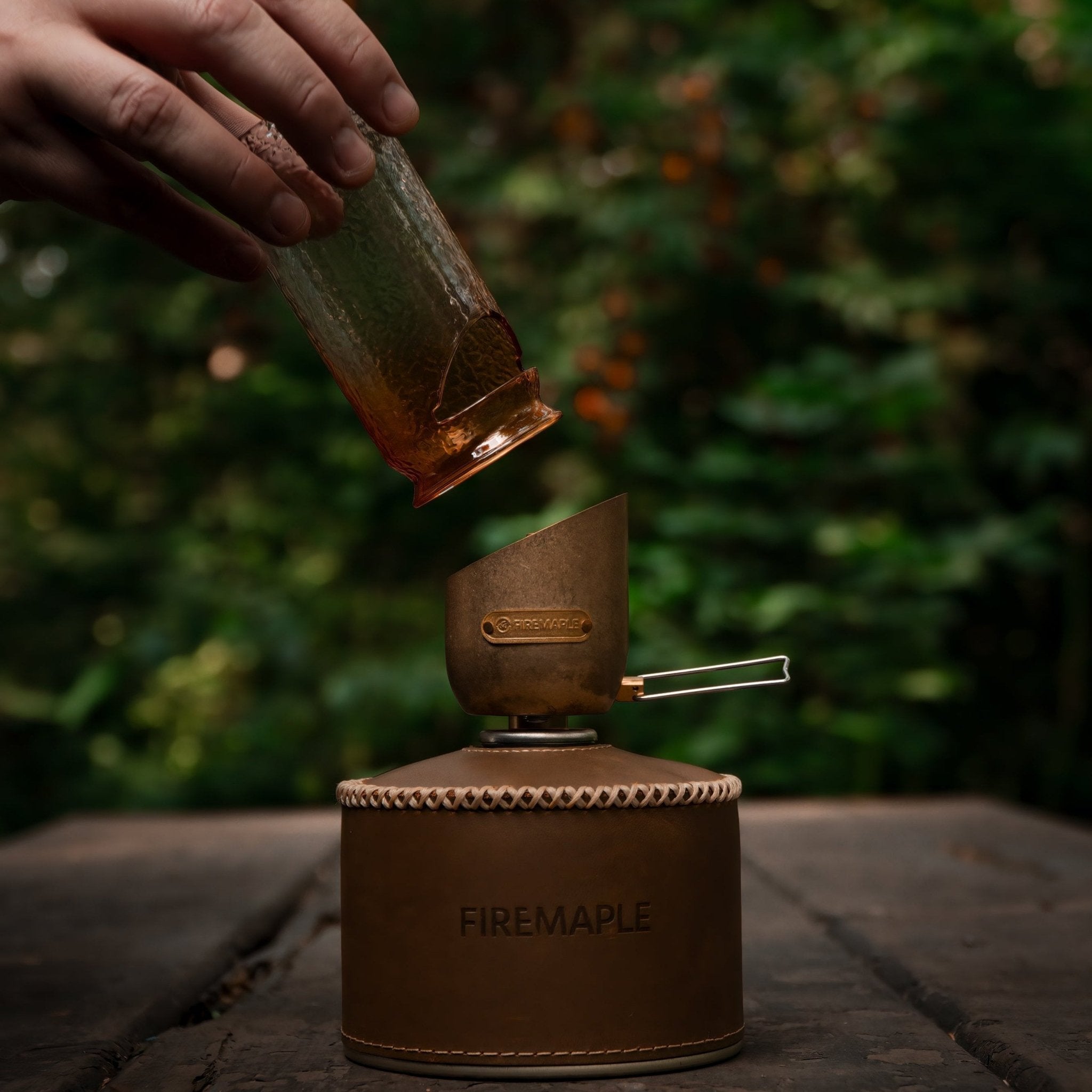 Orange Gas Lantern Lampshade - Fire Maple