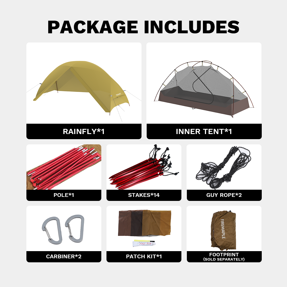 Tropics 1 Person backpacking Tent