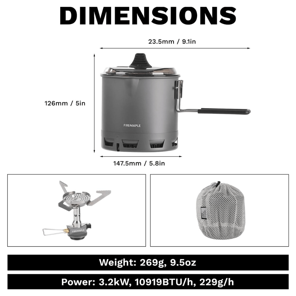 Petrel G2 Ultralight Cooking Set - Fire Maple