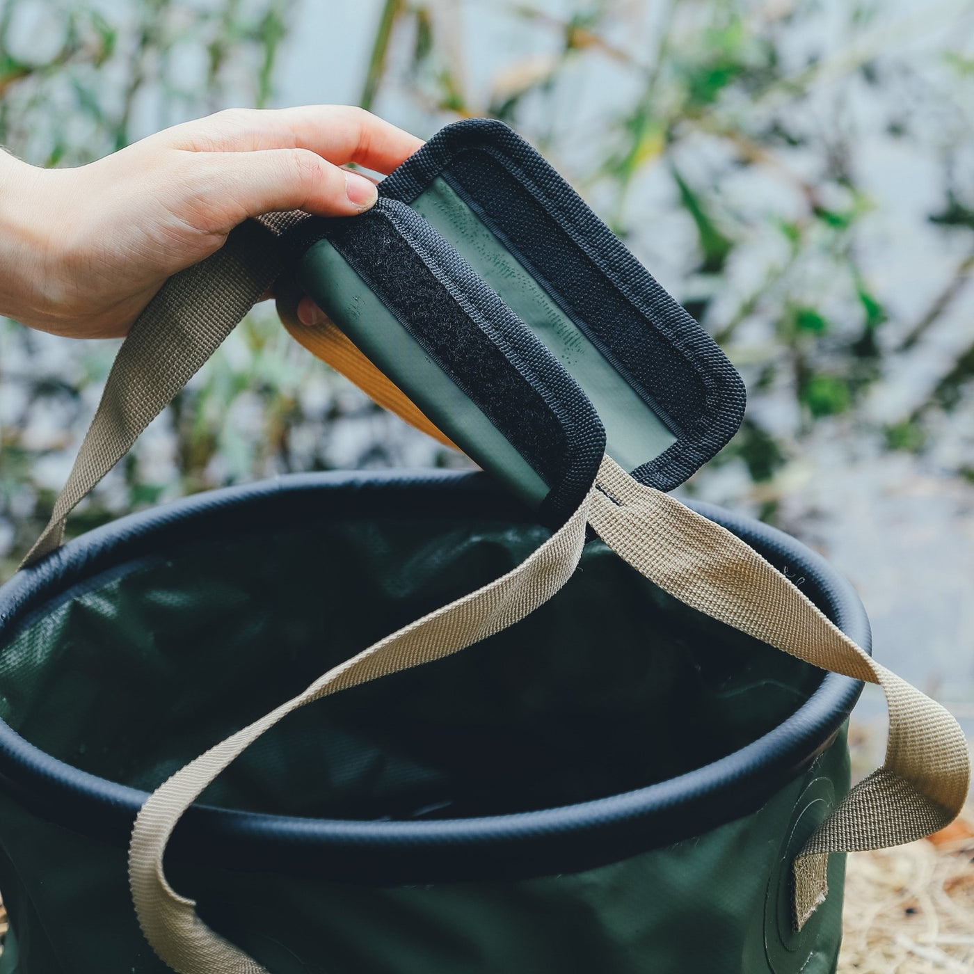 Ripple Folding Bucket - Fire Maple