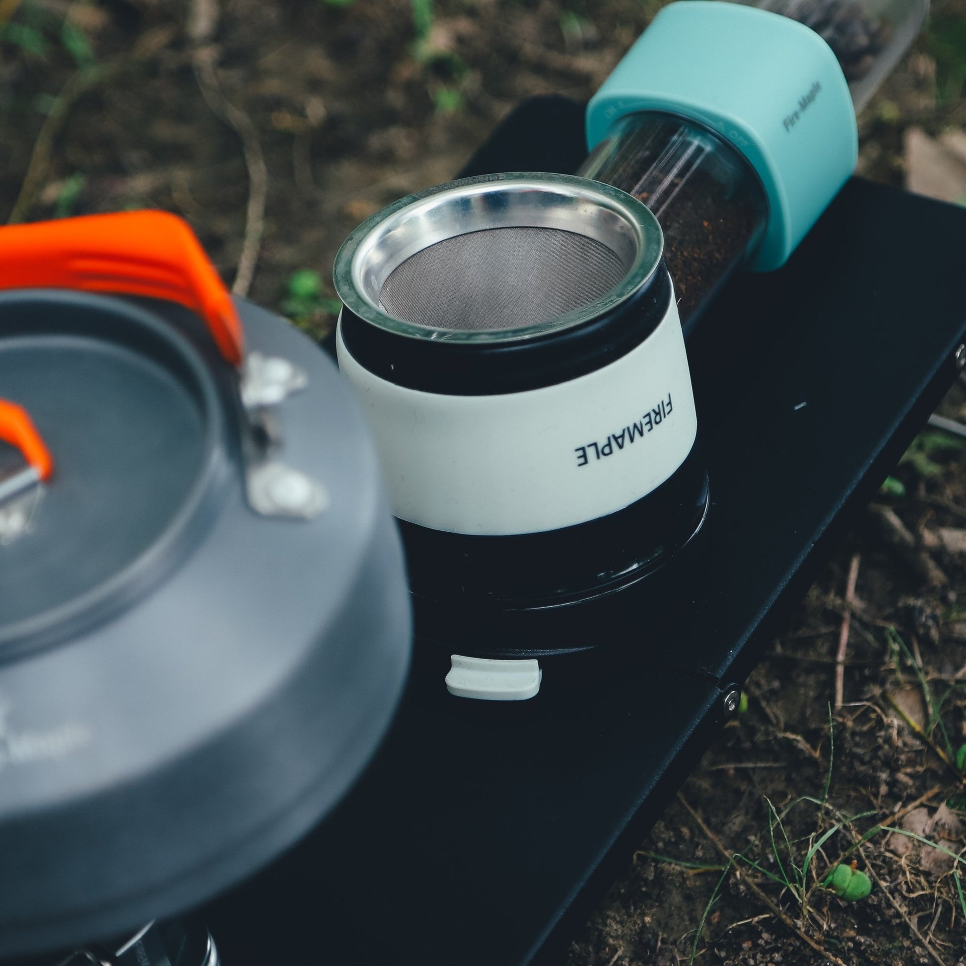 Silicone Collapsible Coffee Cup 350ml - Fire Maple