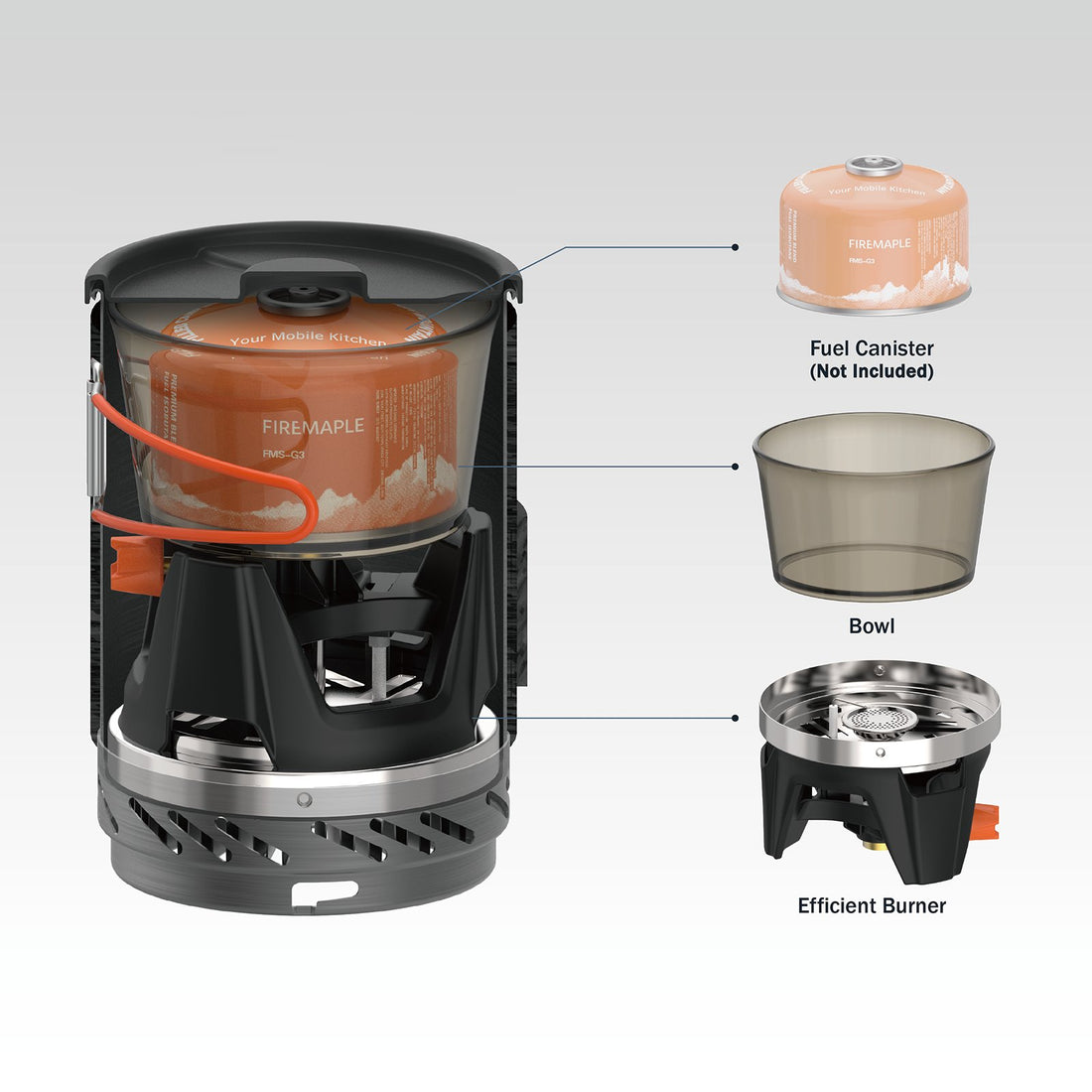 Star X1 Cooking System - Fire Maple#color_black