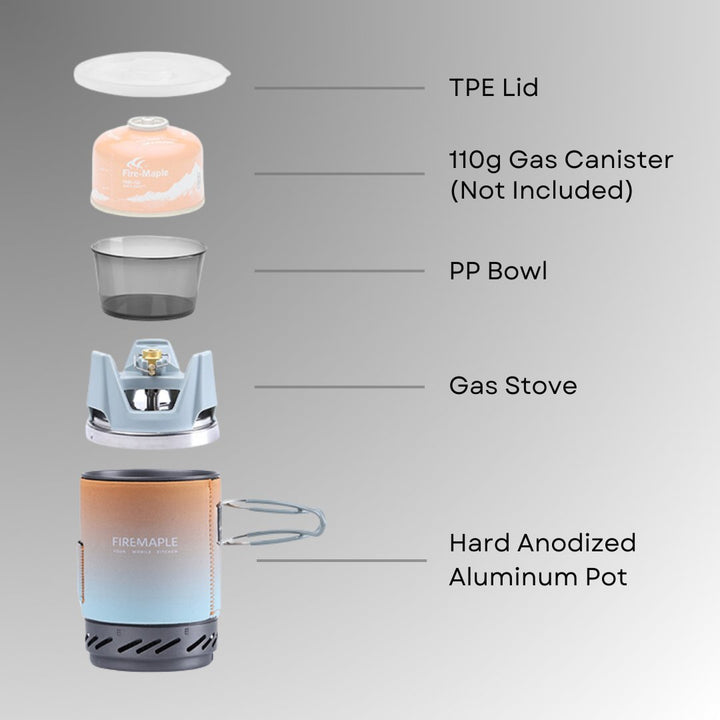 Fixed Star X1 Camping Stove System | Backpacking Stove