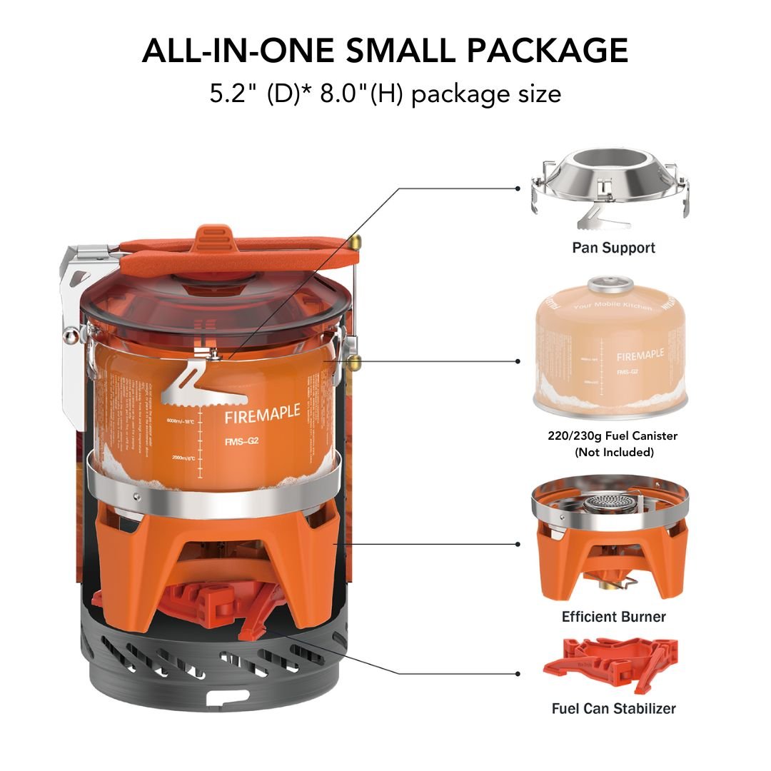 FEAST-XT1 Heat Exchange Kettle | Fire-Maple JAPAN