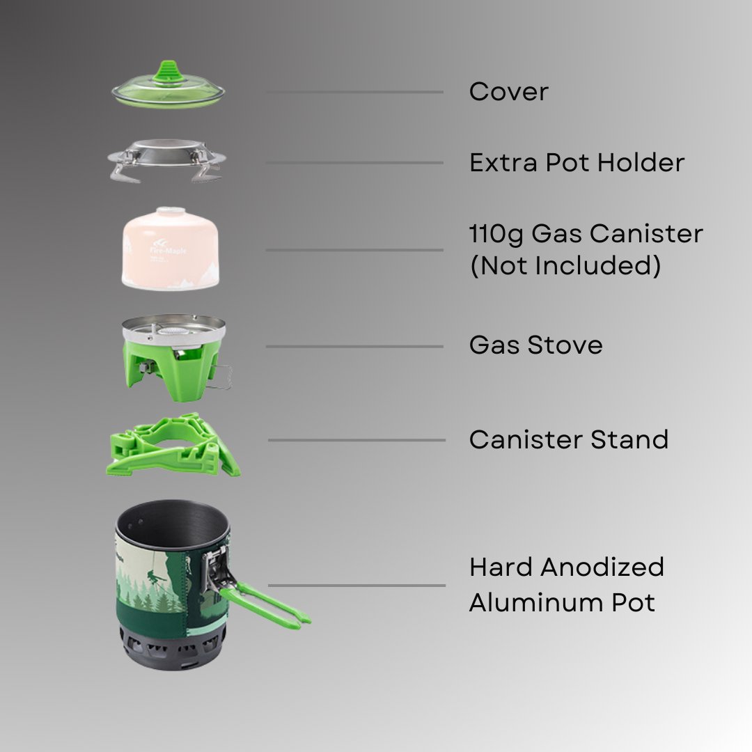 Star X3 Cooking System for Coffee - Fire Maple