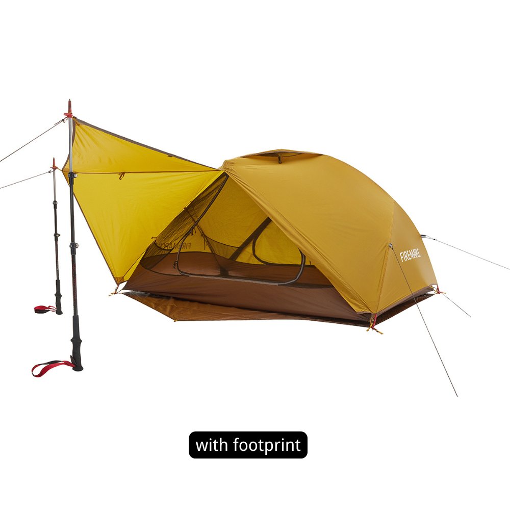 terra hiker zelt 2 personen kuppelzelt Tropics 2-Personen-Rucksackzelt – Fire Maple