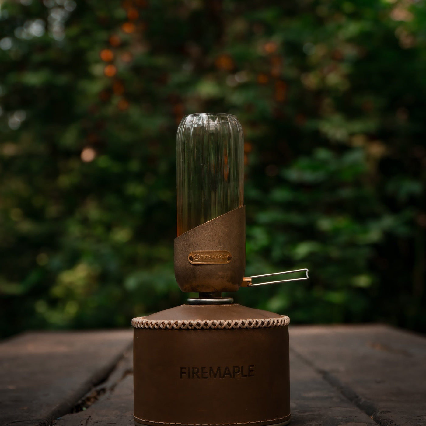 Vintage Copper Orange Gas Lantern - Fire Maple