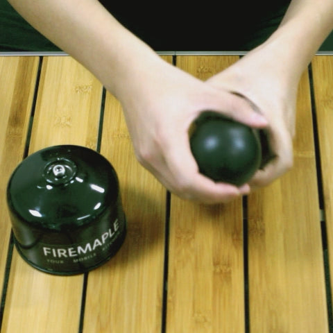 Load video: Orange Gas Lantern