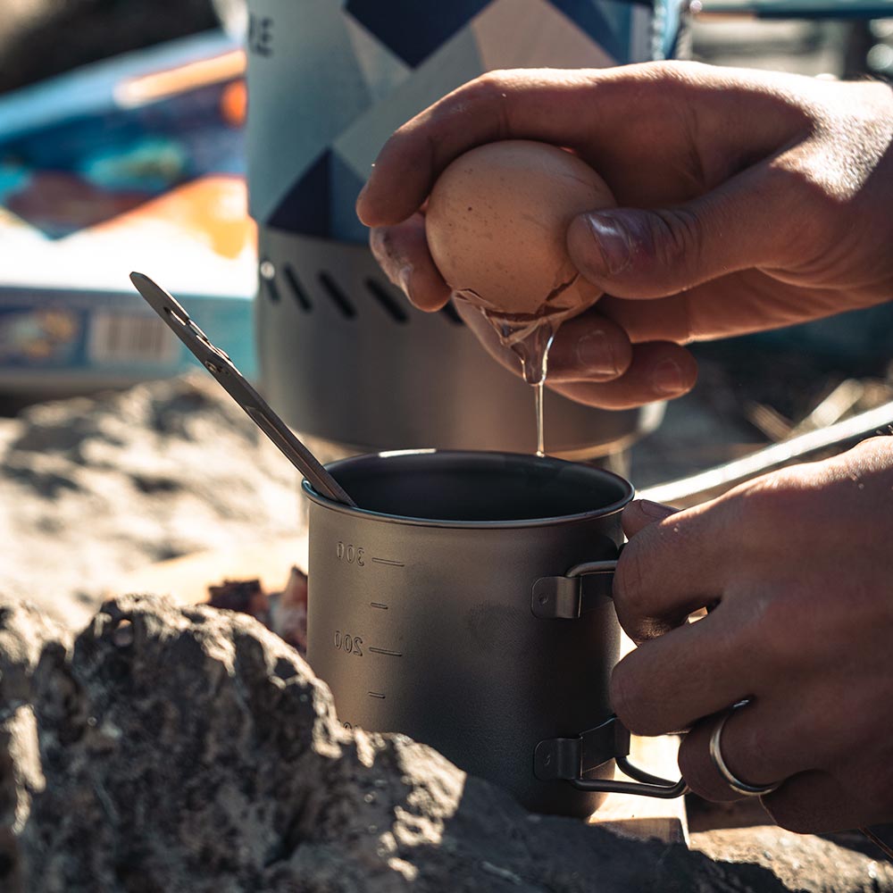 Titanium Coffee Mug 350 ml ultra-light 56 gram camping hiking
