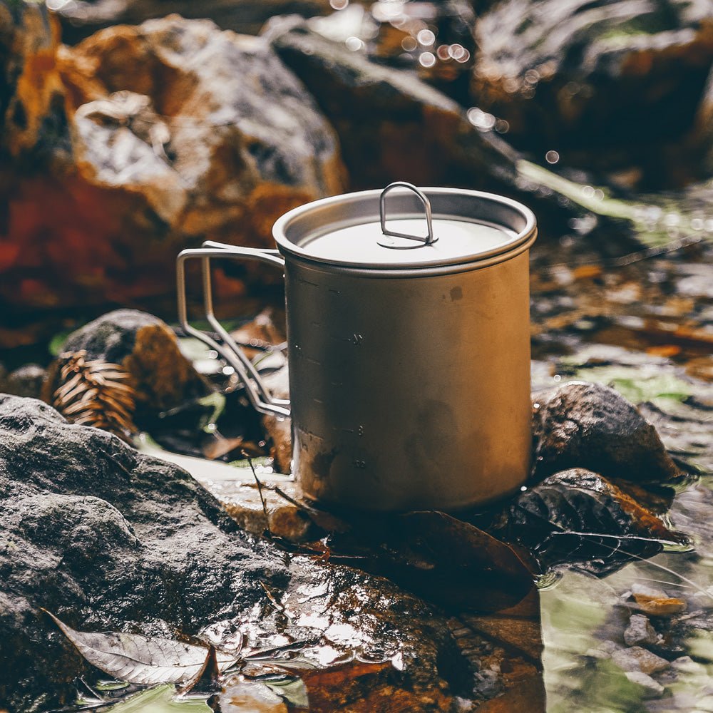 Titanium Camping FireMaple – Backpacking Fire Alti: Mug for Lightweight Maple
