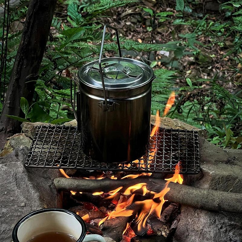 Antarcti 1.2L Stainless Steel Pot - Fire Maple