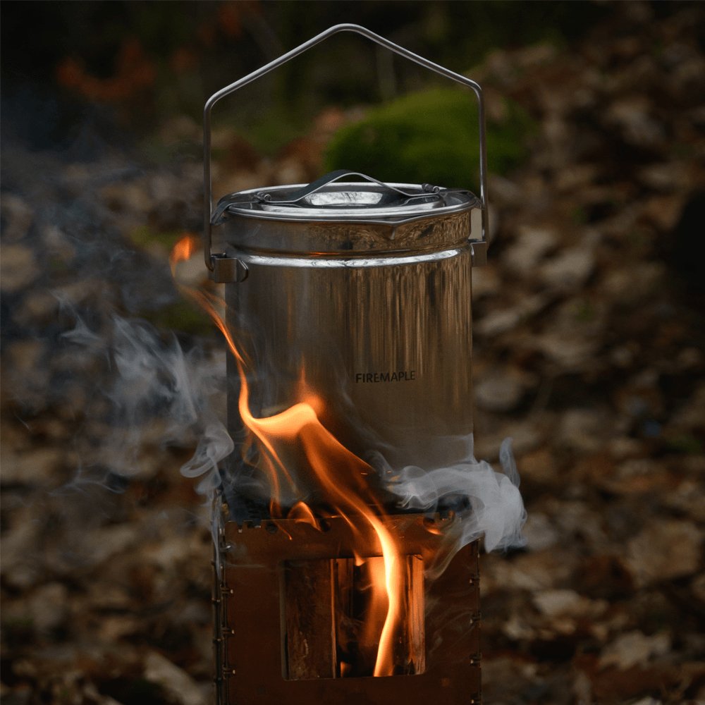 Antarcti 1.2L Stainless Steel Pot - Fire Maple
