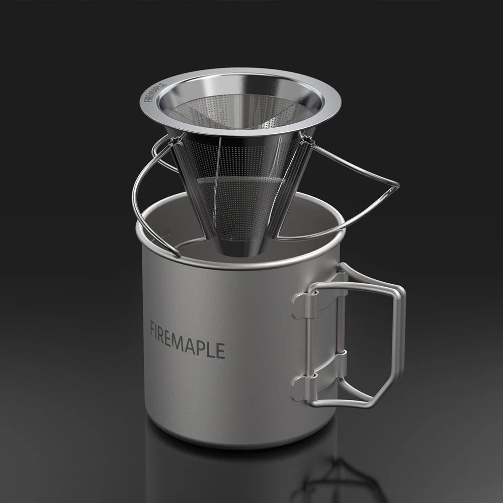 kaffeefilter camping Fire Maple Antarcti Camping Coffee Filter, Foldable, Pour Over, 300ml, Outdoor Adventure Gear