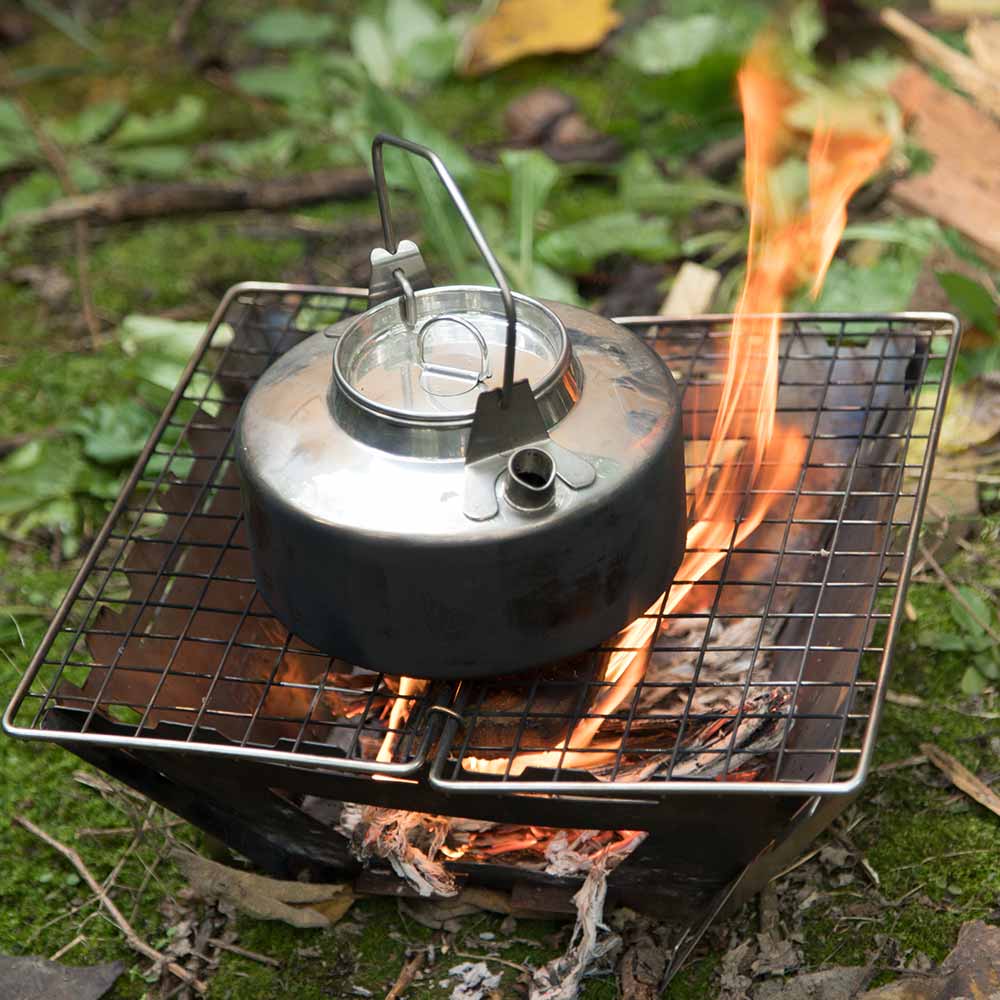 Fire-Maple Antarcti Portable 1 Liter Lightweight Stainless Steel Camping Kettle | Durable and Portable Camp Tea Pot | Ideal for Bushcraft and Outdoor