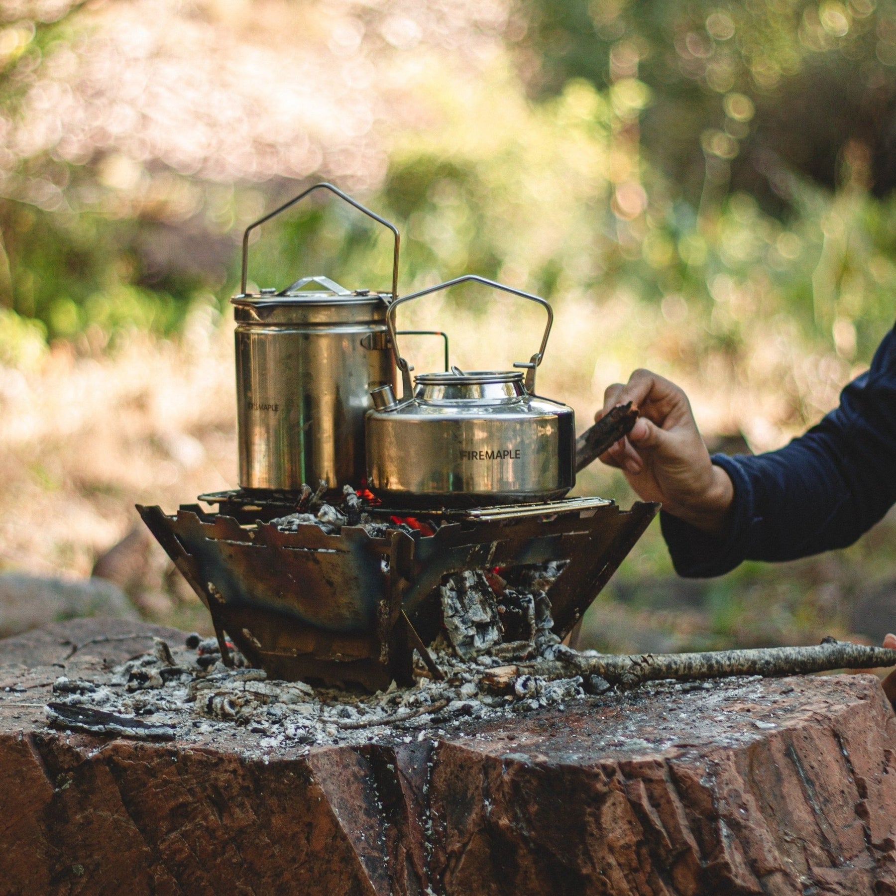 Fire Maple Antarcti Stainless Steel Backpacking Camping Kettle Bushcraft  Gear Outdoor Durable Teapot High Quality S304 1L 295g