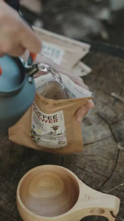 Ancest Bushcraft Kaffeetasse aus Holz