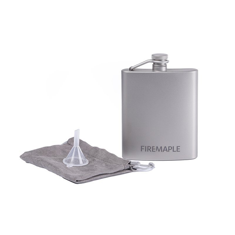 Bacchus Ti Hip Flask - Fire Maple