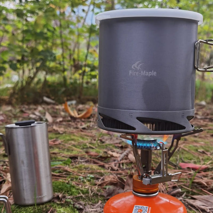FMC-XK6 Efficient 1L Camping Pot | Compact & Durable Design – Fire