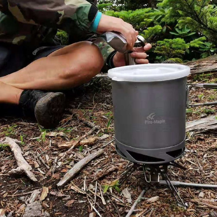 FMC-XK6 Efficient 1L Camping Pot | Compact & Durable Design – Fire