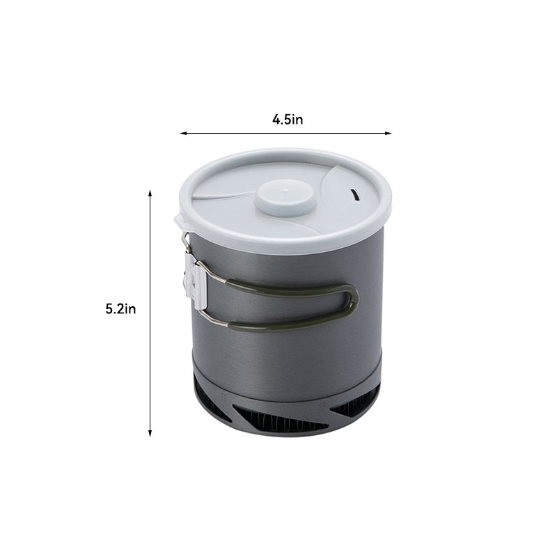 FMC-XK6 Efficient 1L Camping Pot | Compact & Durable Design – Fire