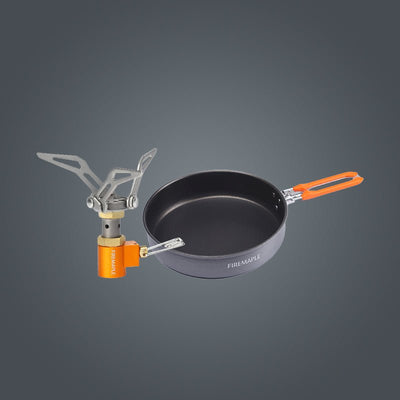 Compact Gas Stove & Frypan Cookware Set - Fire Maple